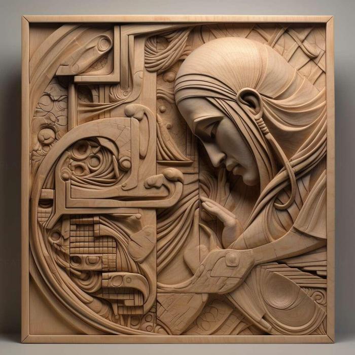 نموذج ثلاثي الأبعاد لآلة CNC 3D Art 